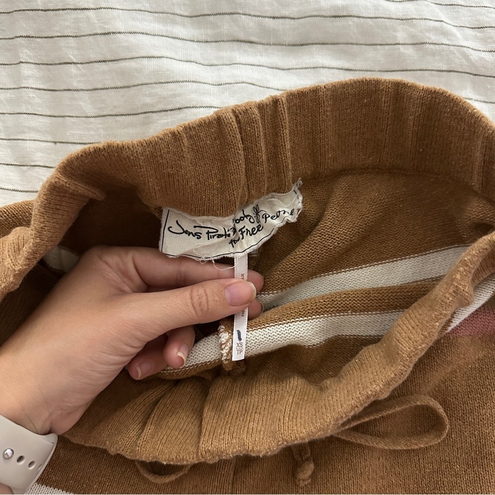 Jen’s Pirate Booty Free People Chill Out Drawstring Knit Shorts Size XS - Picture 2 of 4